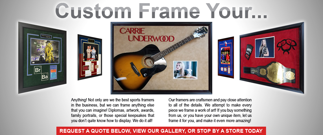 Custom framing promo